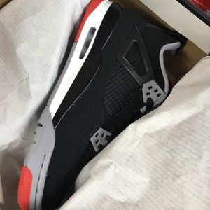 Jordan’s 4s Black Red & Grey